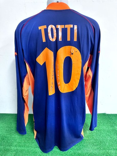 Maglia roma totti match worn - totti,