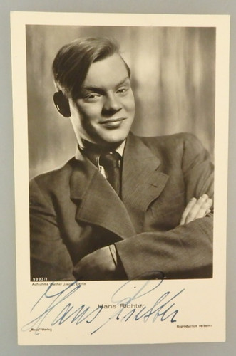 Autografo attore televisivo - , e