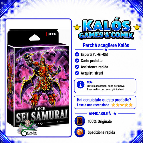 Yugioh mazzo deck sei - yugioh!, samurai