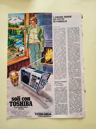 Toshiba radio tv - hi-fi,