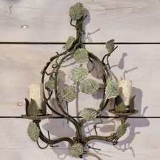 applique a 2 luci ferro