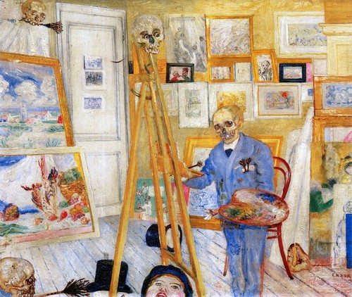 James ensor the atelier - atelier, of