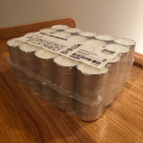 Ikea 100 candele glimma - candele,