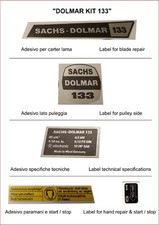 Kit Etichette Adesivi Motosega
