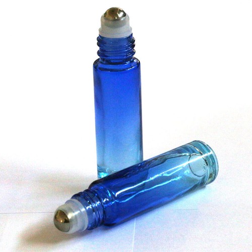 Empty glass roll bottle - roll-on,