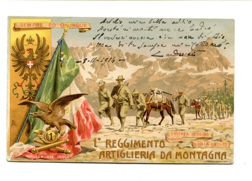 Alpini cartolina - alpini, 1°