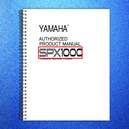 Yamaha spx1000 professional - spx1000,