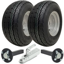 20.5x8.00-10 Rimorchio Kit Alta Velocità Strada Legale Ruote + Hub & Stub Asse &