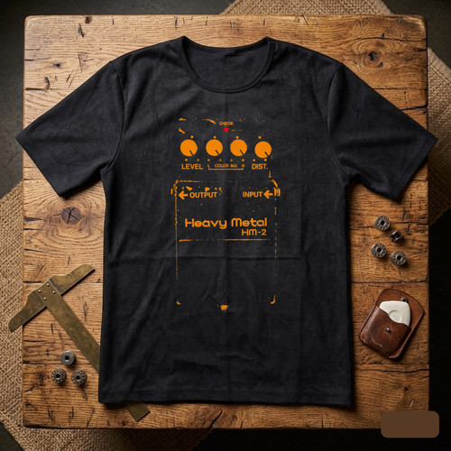 Shirt chainsaw guitar - chainsaw,
