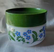 CIAO CREM  barattolo zuccheriera tazza con  tappo verde vintage casa anni 70/80