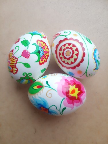 Uova pasqua legno - uova,