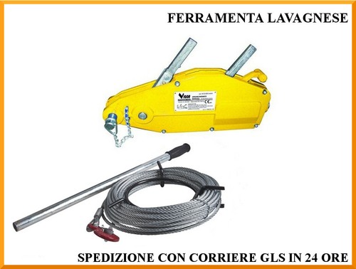 Argano tipo tirfor fune - tirfor, a