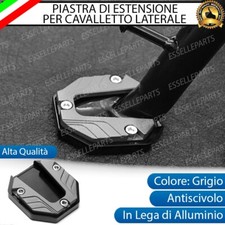 PIASTRA DI ESTENSIONE CAVALLETTO IN METALLO GRIGIO MV AGUSTA BRUTALE 920