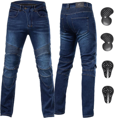 Pantaloni moto uomo - pantaloni, con