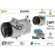 Compressore Aria Condizionata Valeo 813101 Valeo Core-flex Per Opel Vauxhall