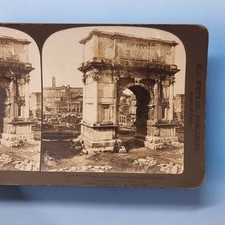 Rome stereoview c1900 - rome, real