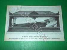 Cartolina Voghera Varzi - L' Abate Sant' Alberto di Butrio 1910 ca.