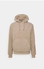 felpa con cappuccio di pelliccia sintetica