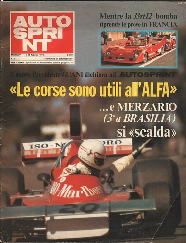 Autosprint anno 1974 - autosprint,