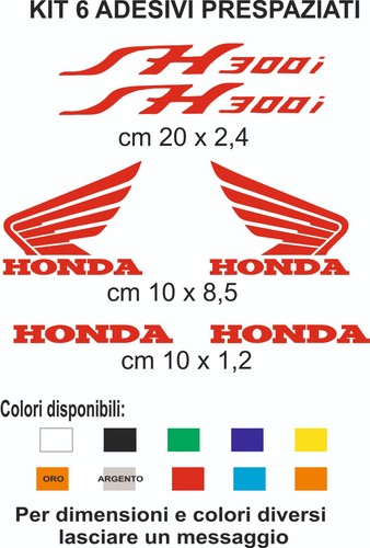 Adesivi honda 300 vinile - honda,