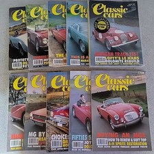 10x Vintage 1991 Classic Cars