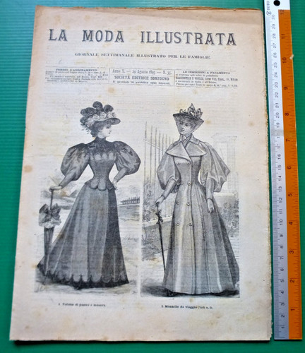 Moda illustrata giornale - la,