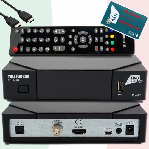 Telefunken tfk s2000 - ►telefunken, hd