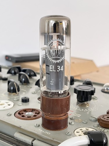 Valvo el34 vintage getter - valvo, dd