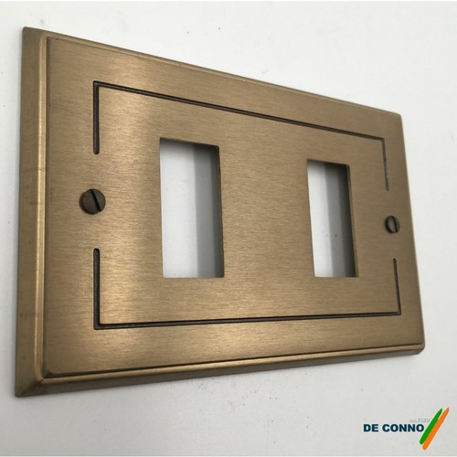 Placca bronzata per - , serie