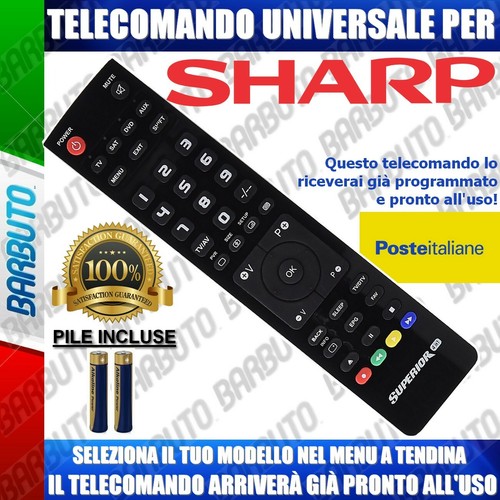 Telecomando universale sharp - telecomando,