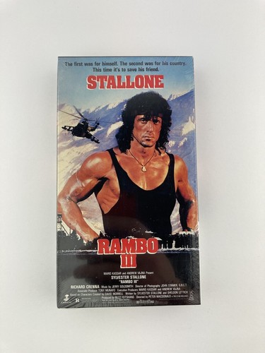 Rambo iii vhs new factory - new,