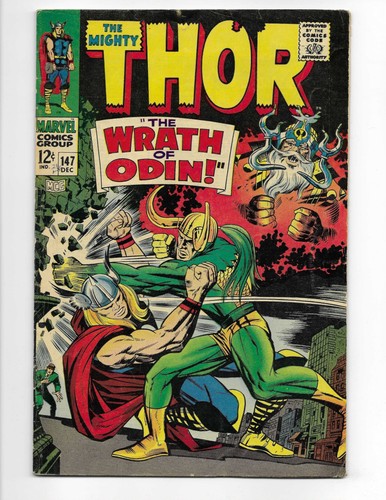 Thor 147 1967 marvel comics - 147,