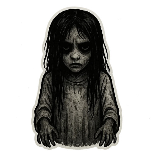 Adesivi ragazza fantasma - 9,