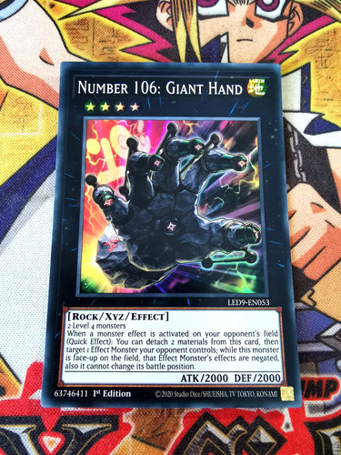 Number 106 giant hand - 106:,
