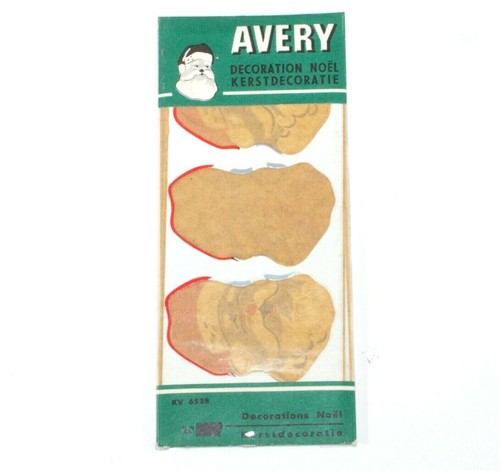 Adesivi natalizi vintage avery - adesivi,