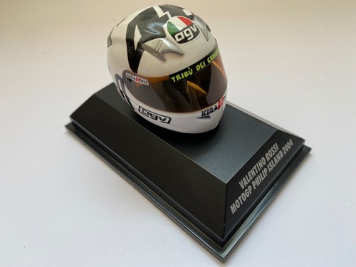 Casco minichamps agv - casco, 1/8