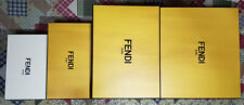 4 Scatole FENDI - Scarpe - Borse - Accessori - 4 Misure diverse - (Leggi Testo).