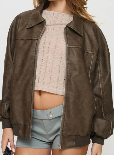Bomber donna pelle - da,