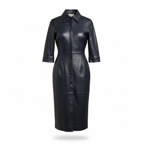 Cappotto elegante trench pelle