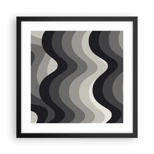 Poster 40x40cm Linee Onde