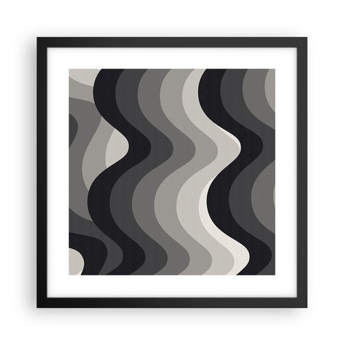 Poster 40x40cm linee - linee, onde