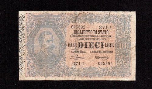 Dieci lire vittorio - dieci, 10
