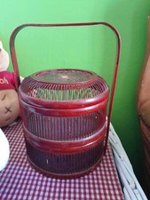 cesto bambù contenitore per alimenti