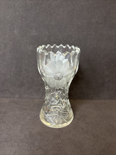 Antico vaso corsetto floreale