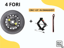 RUOTINO DI SCORTA PER FIAT PANDA 125/80R15 CON CRIC OMAGGIO!!!