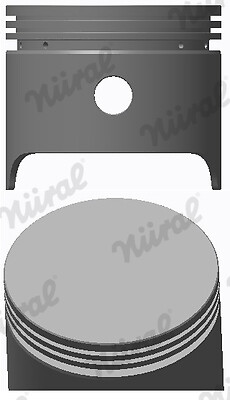 Pistone nural per fiat - pistone,