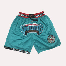 NBA Short VANCOUVER GRIZZLIES Green with Pockets Basketball Vintage 1995-96