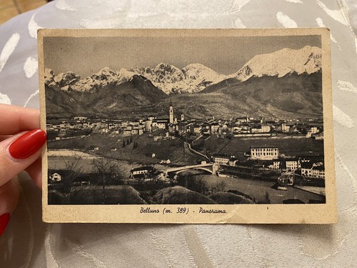 Cartolina belluno panorama - cartolina,