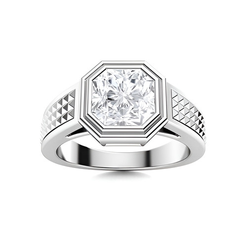 Anello uomo con diamanti - da,
