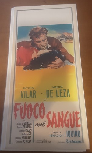 Locandina fuoco nel sangue - locandina,